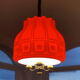 Helena Tynell pendant light for flygsfors Sweden, 1960s