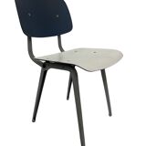 Vintage Friso Kramer Revolt chair for Ahrend de Cirkel 1960 Bi Colour