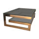 G coffee table by Belgo Chrom vintage 70s