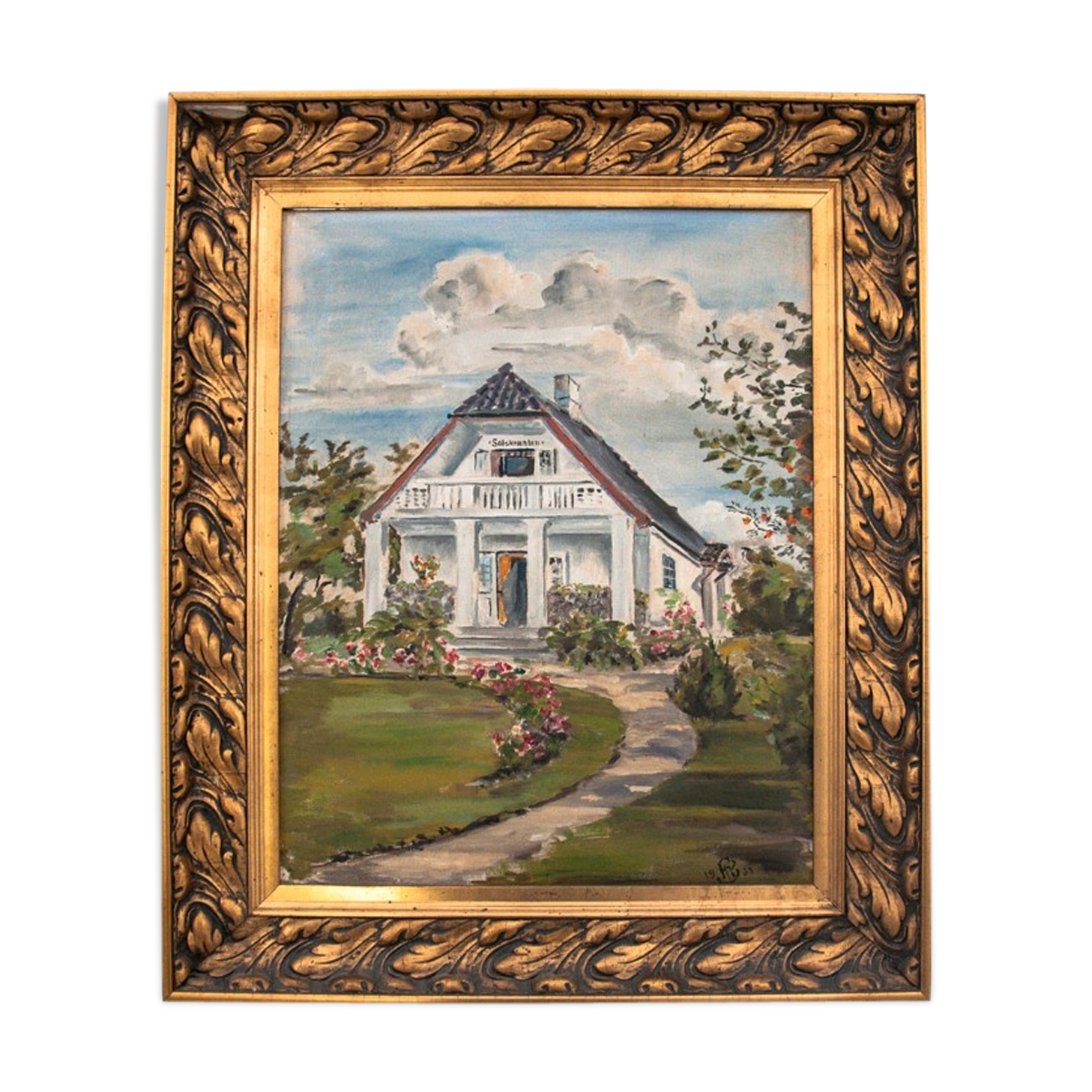 Painting "Manor house"