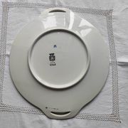 Plat à gâteau porcelaine opaque Gien