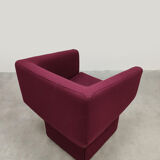 Vintage design geometric lounge chair Walter Knoll 1990