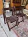Pair of folding chairs from the 60s