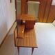 Console dressing table - hall furniture - drawer and mirror - 60s - vintage - modernist
