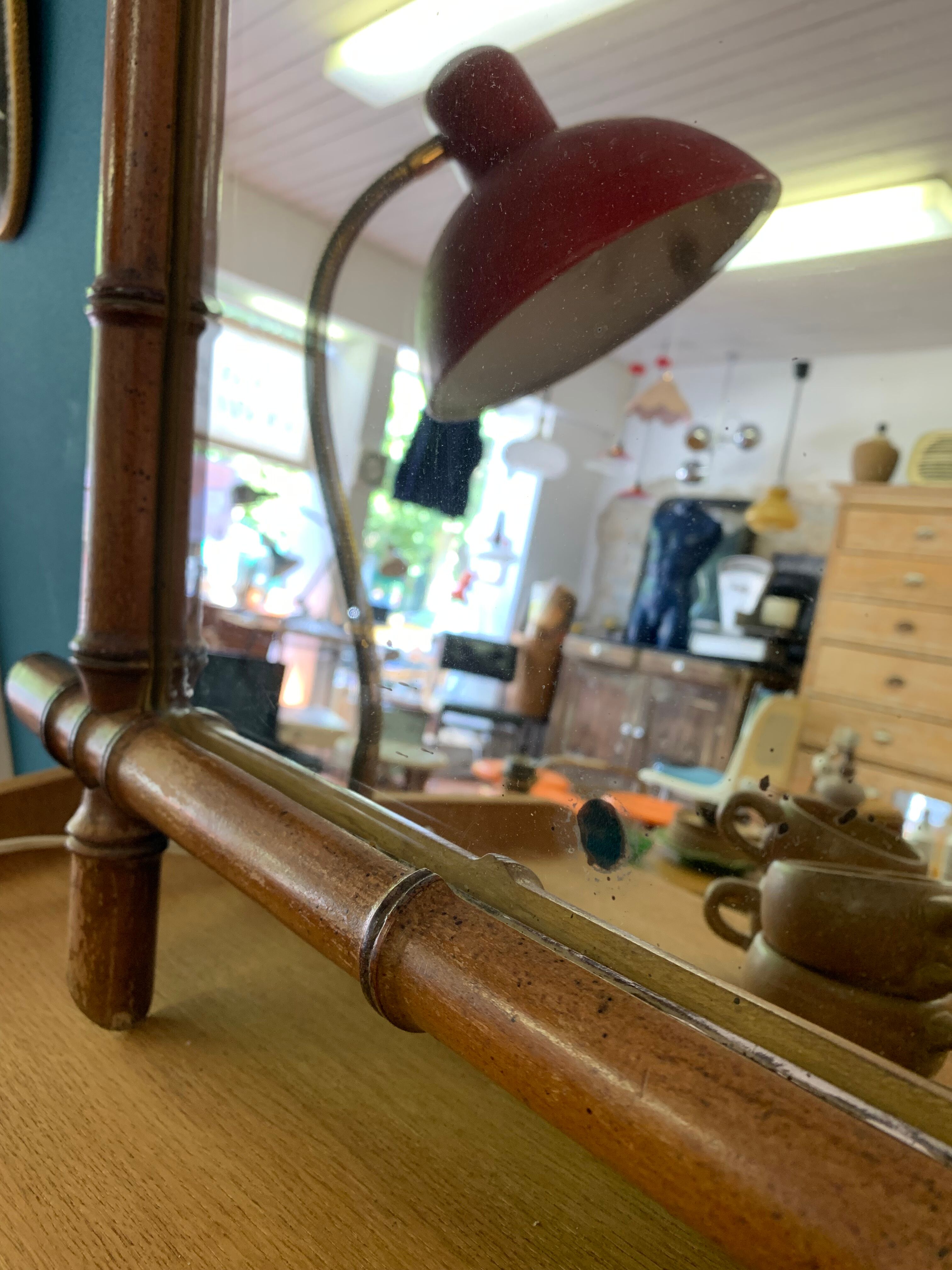 Bamboo mirror