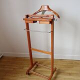 Fratelli Reguitti editor Valet night wooden varnish on wheels