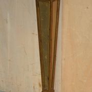 Half-moon console Eglomise Theodore Alexander with a gold finish.