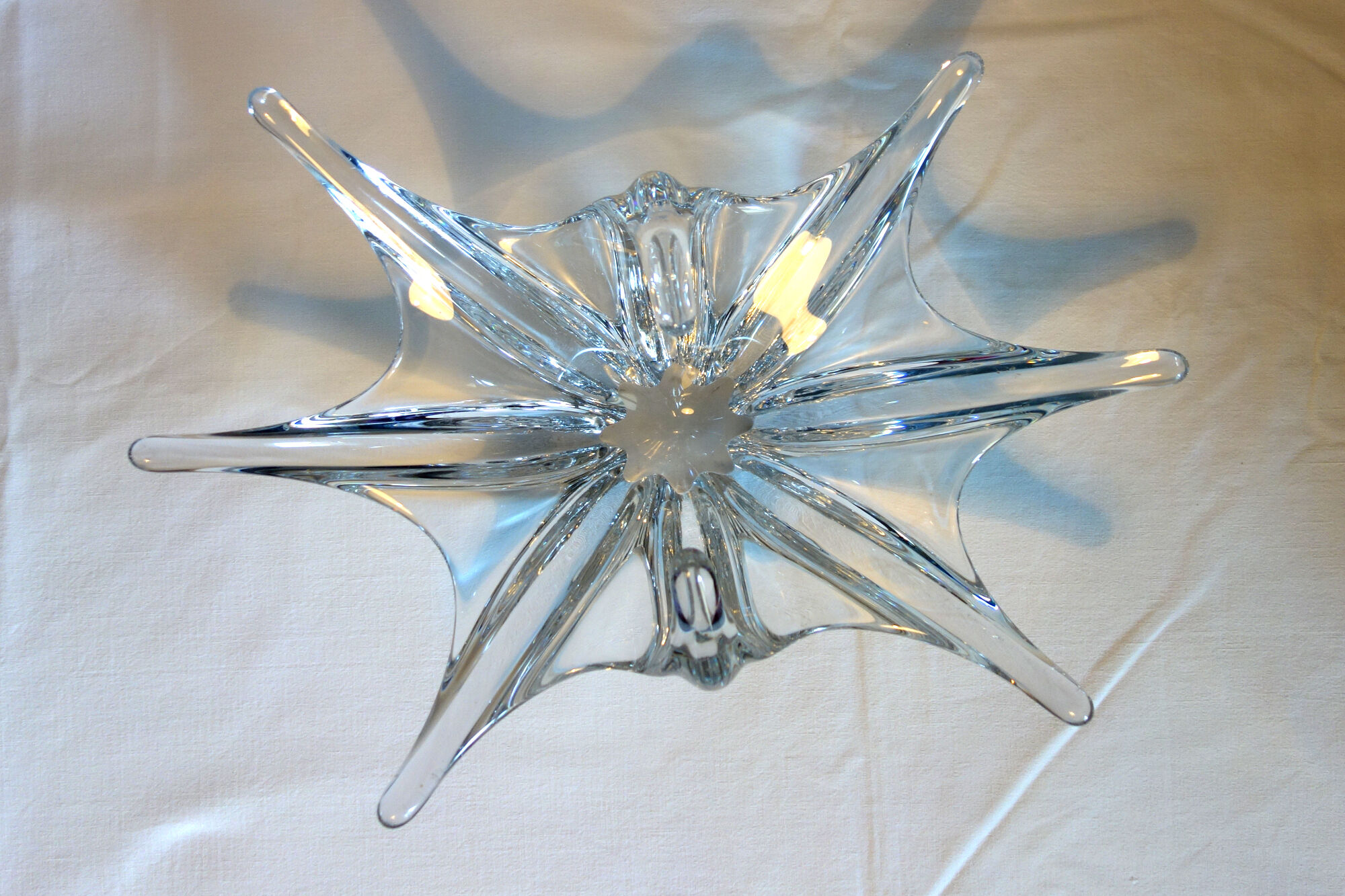 Old crystal fruit cup of Baccarat