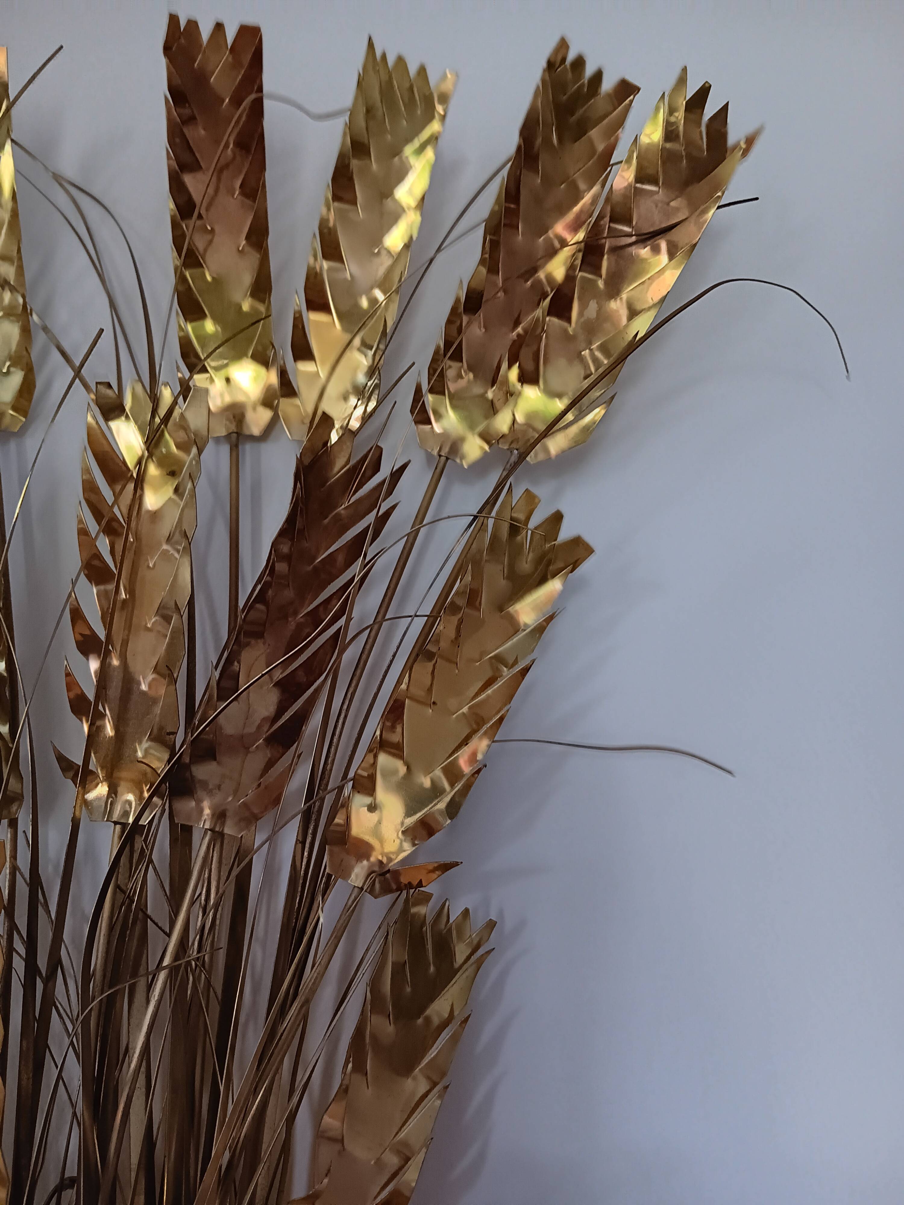 Brass wall sculpture by Daniel D'Haeseleer