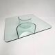 Modern Italian glass coffee table, 1970s