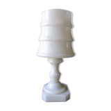 White marble graphic lamp, 1960s