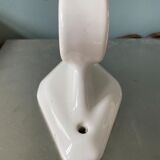 White porcelain towel rack, early twentieth century