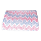 Vintage kantha "Bengal Chevron" bleu et rouge