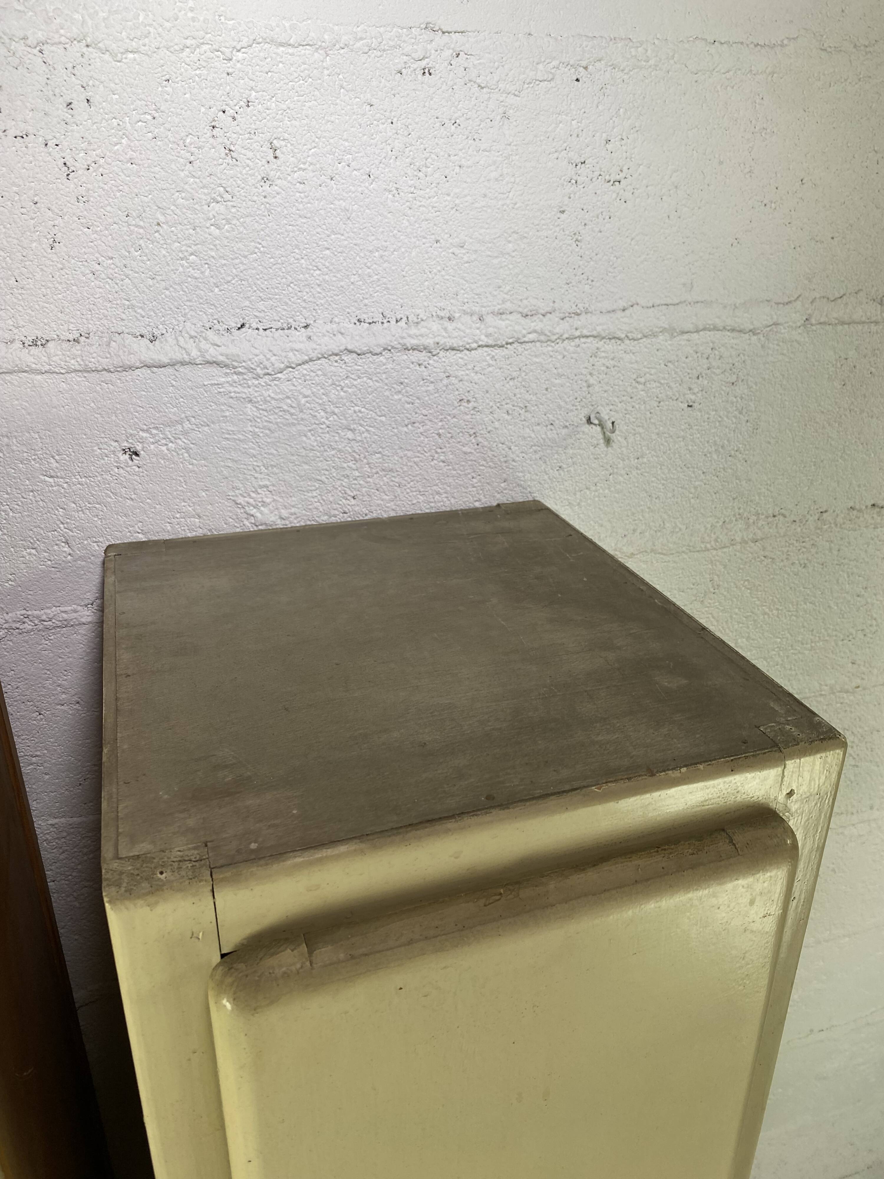 Pair of vintage white cabinets