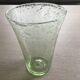 Handcrafted bubbled glass vase
