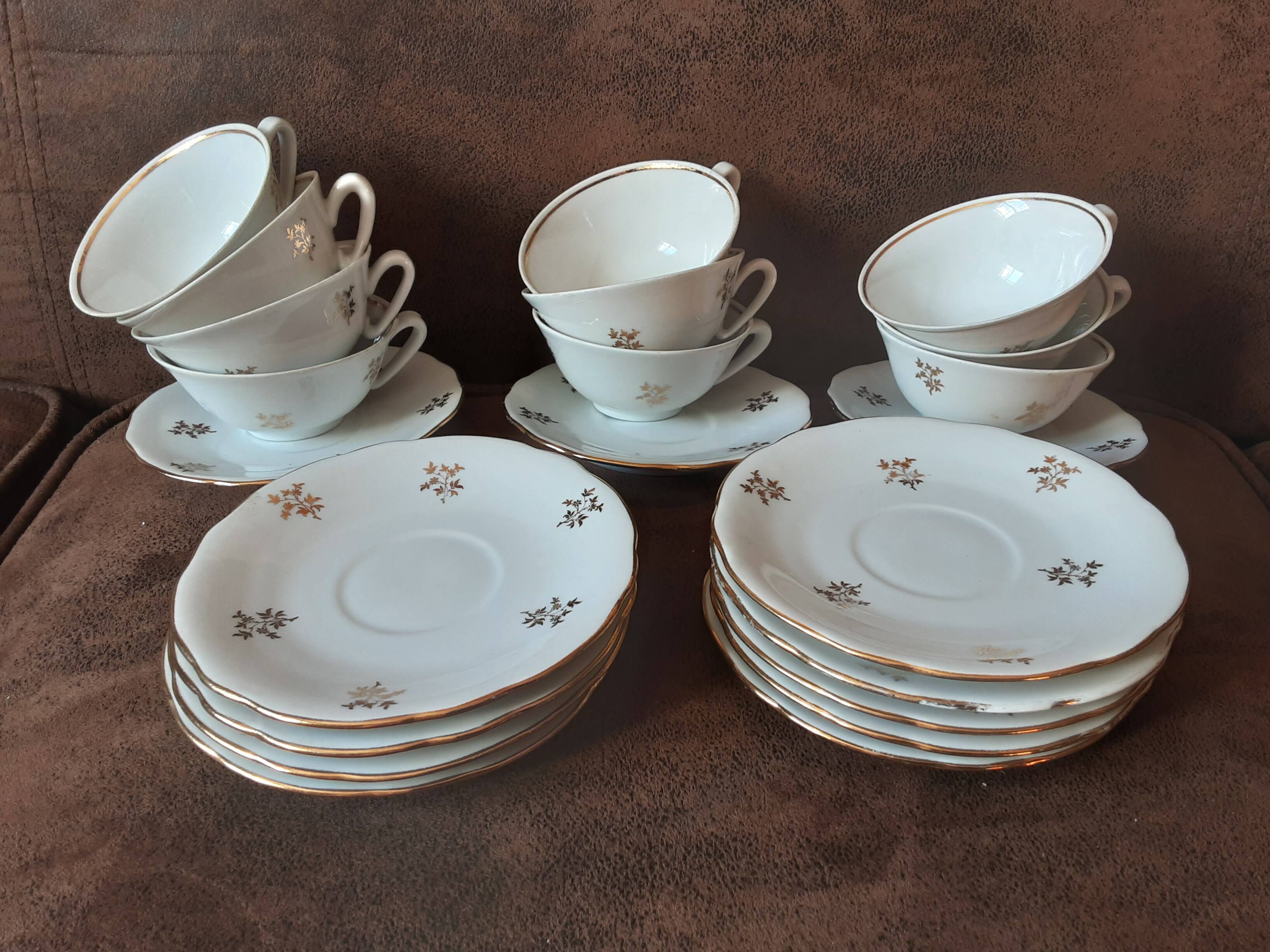Luxury porcelain coffee service from the National Company