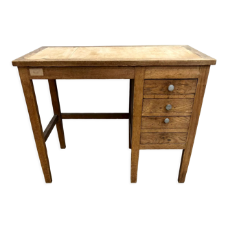 Solid wood desk 4 drawers