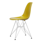 Eames Chaise DSR Pieds chromé / Coque Moutarde - Vitra