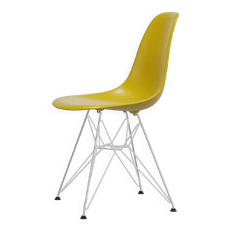 Eames DSR Chair Chrome Legs / Mustard Shell - Vitra