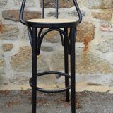 3 caned bar stools