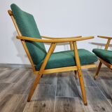 2 armchairs boomerang model by Ton