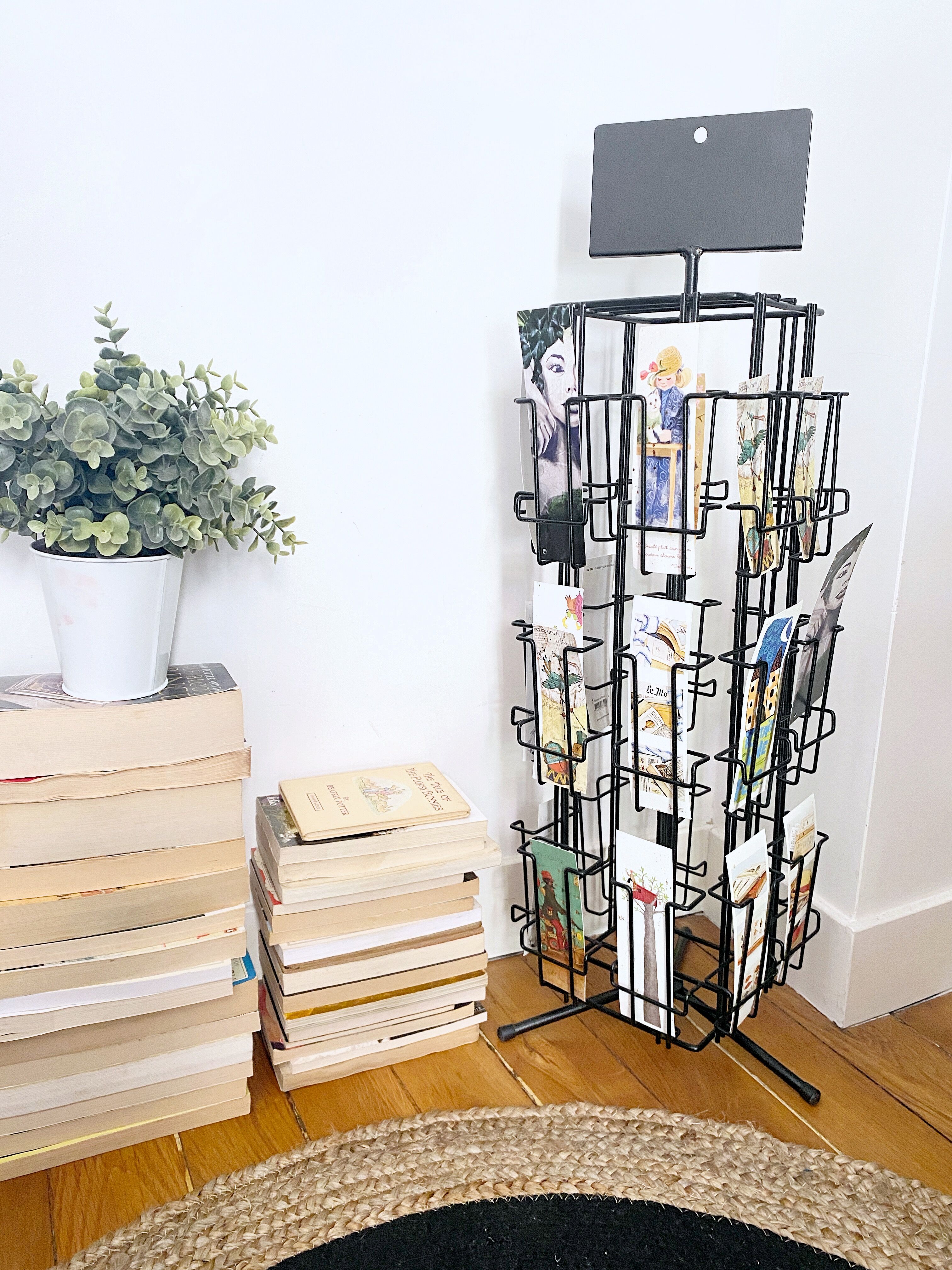 Vintage turnstile or bookmark display