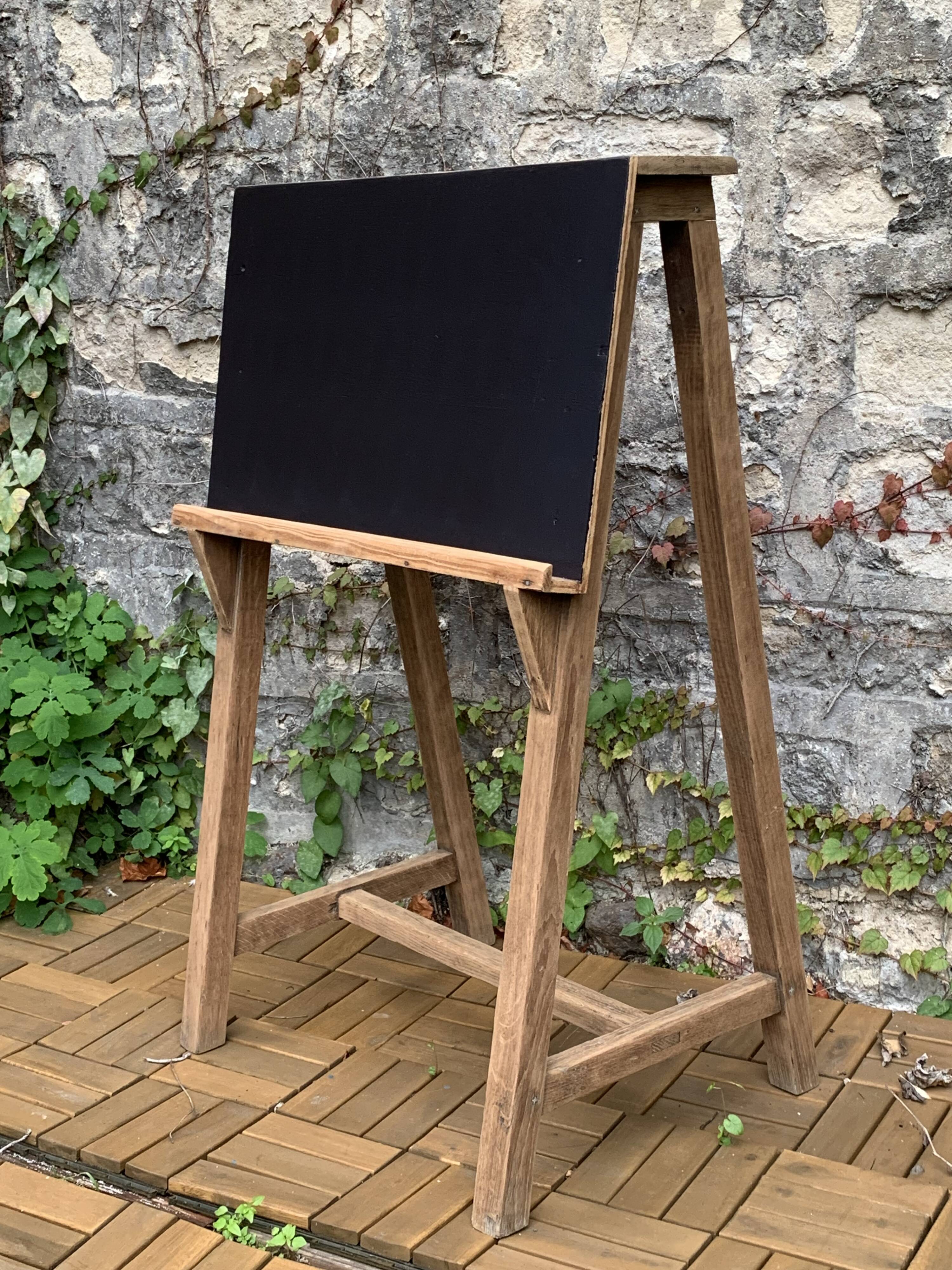 Oak school easel, 1950