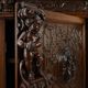 Flemish renaissance "beeldenkast" cabinet in oak wood Antwerp, ca. 1630