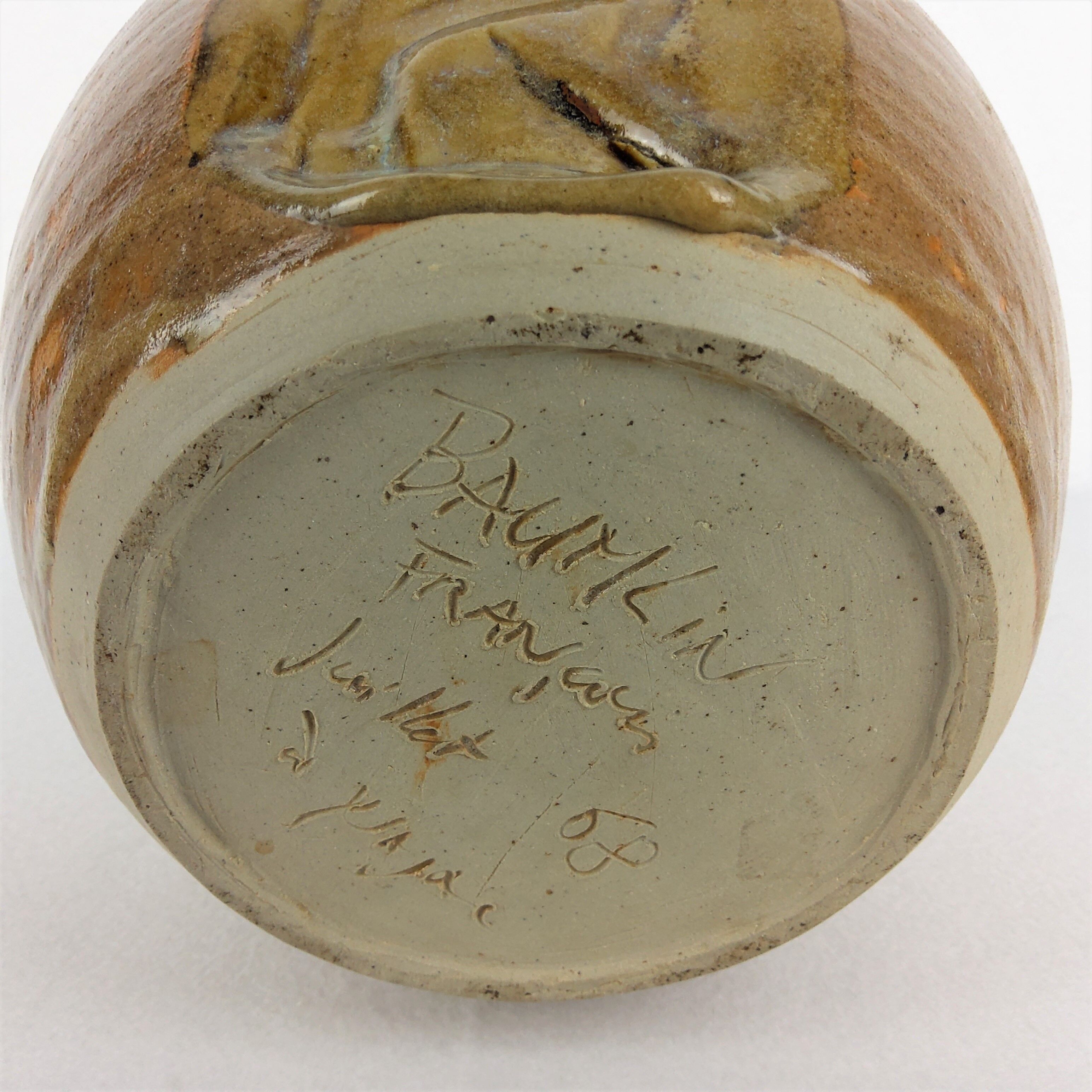 Ceramic vase by Baumlin François, 1960