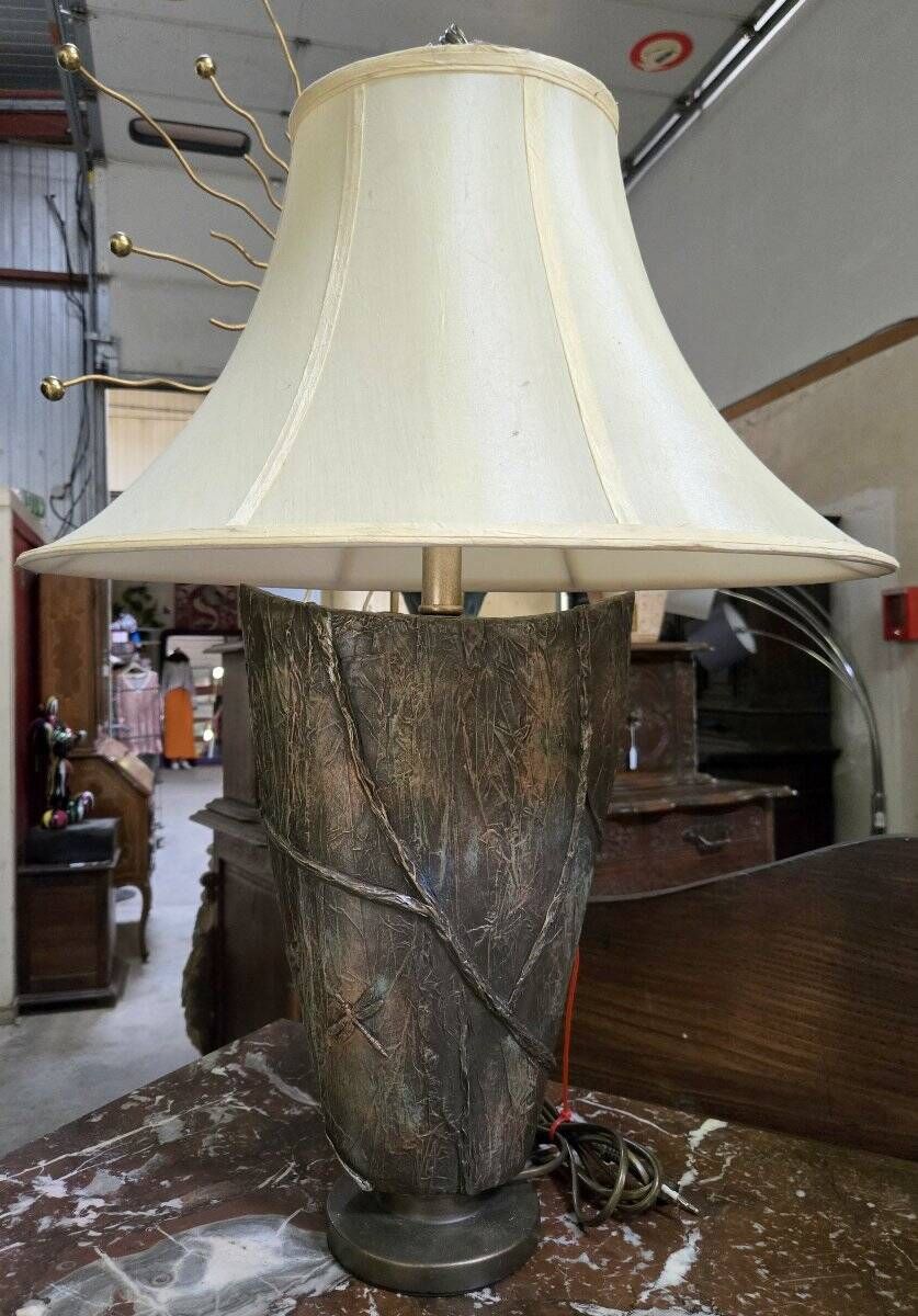 Trés grande lampe aux libellules style art Nouveau