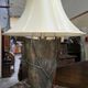 Trés grande lampe aux libellules style art Nouveau