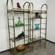 Mid-century design brass shelf
