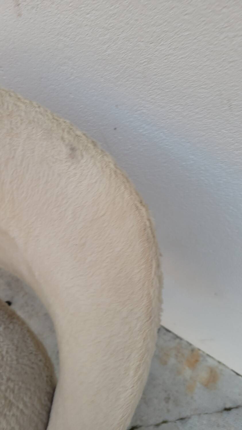 Pair of vintage "Moumoute" chairs -1950s