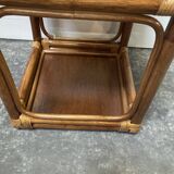 Vintage rattan bedside