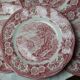 6 Dessert Plates in English Porcelain