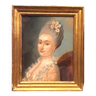 École française du XIXe.portrait de dame de qualité.pastel