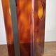 Miche Dumas paper bin in chrome tortoiseshell lucite 70 Roche and Bobois