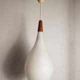 Opaline suspension drop of water by Holmegaard, 1960