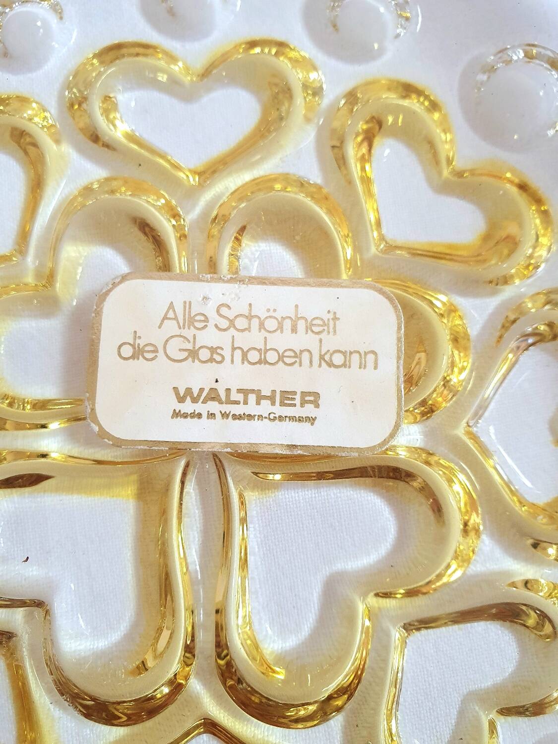 Western Germany 70s glass cup