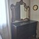 Commode italienne en bois avec miroir, années 1960