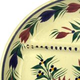 Quimper pottery asparagus plate