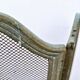 Old brass fire screen 75x38cm fireplace protection screen