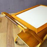 Scandinavian trolley in blond cherry 1960