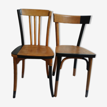 Paire de chaises bistrot