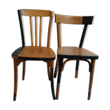 Pair of bistro chairs