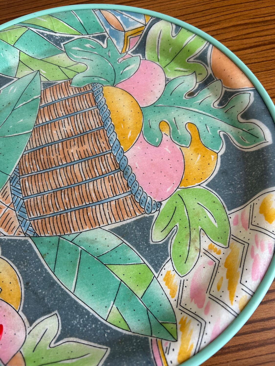 Plateau fruits années 80