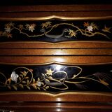 Japanese Lacquer and Shibayama Cabinet, Meiji Period Japan