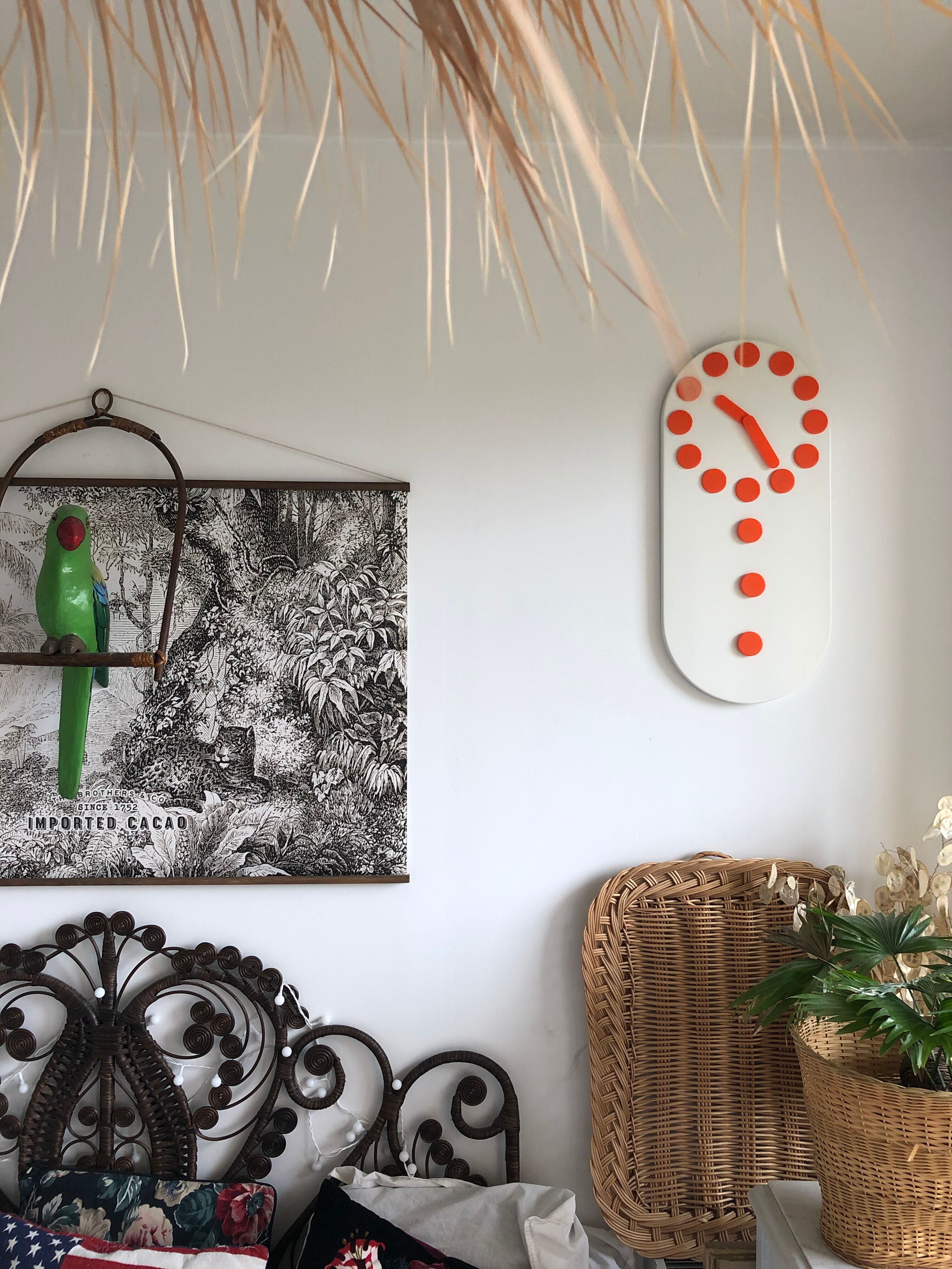 Vintage space age clock