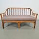 Organic Modern Bamboo and Rattan Loveseat from McGuire, 1970s