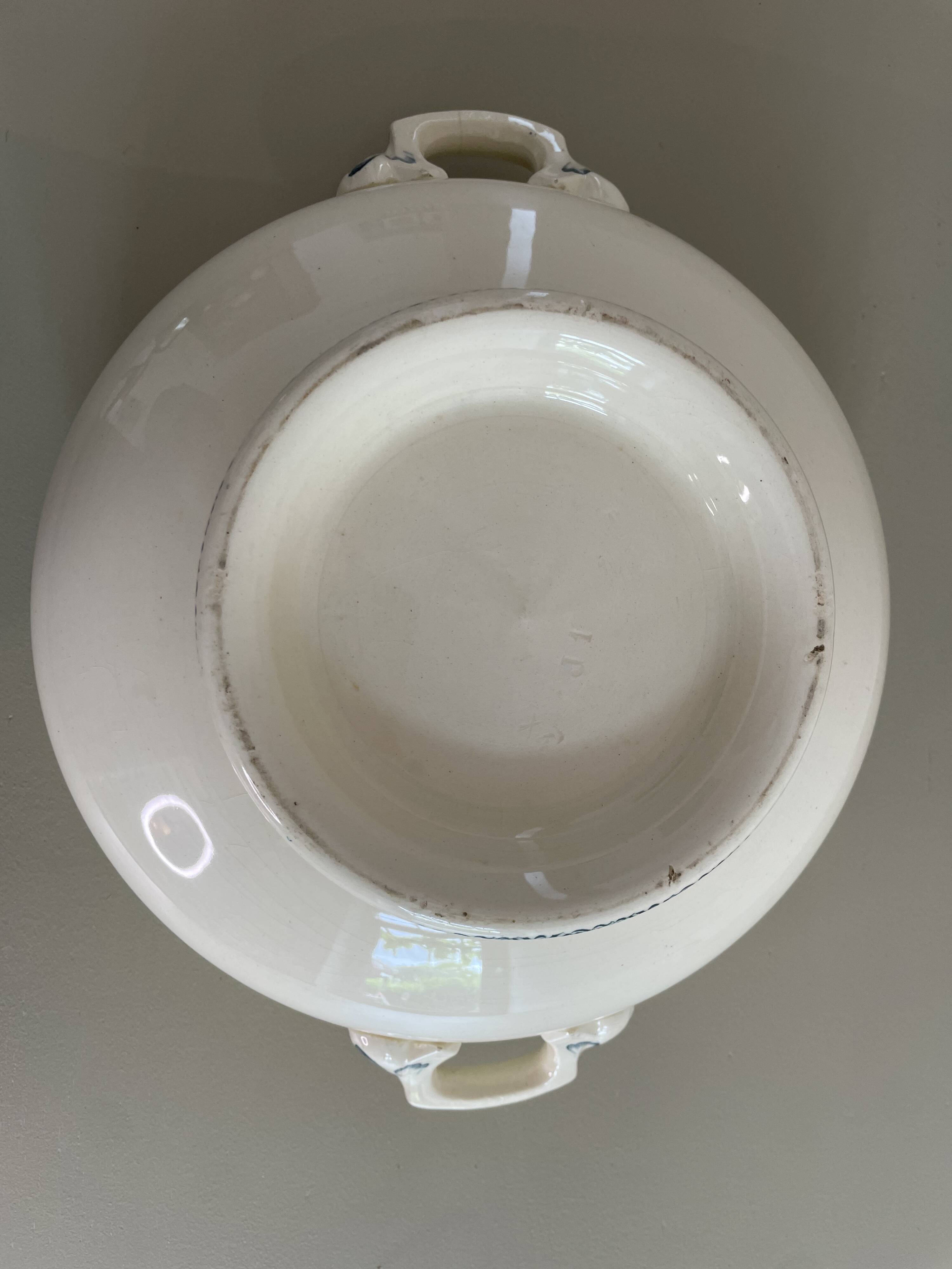 Discovered iron earthenware soup tureen